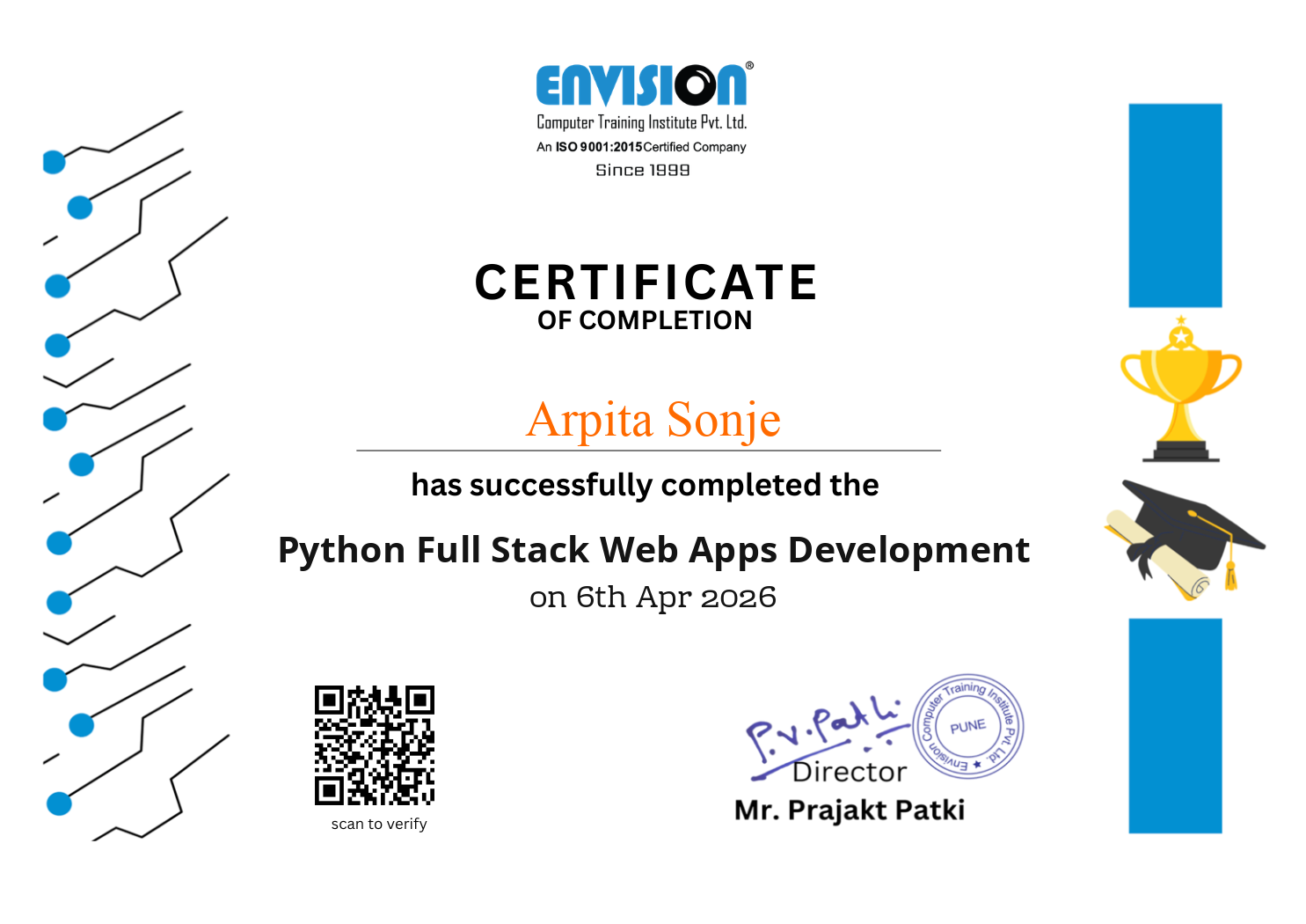Certificate Preview